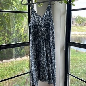 Floral spaghetti strap midi dress